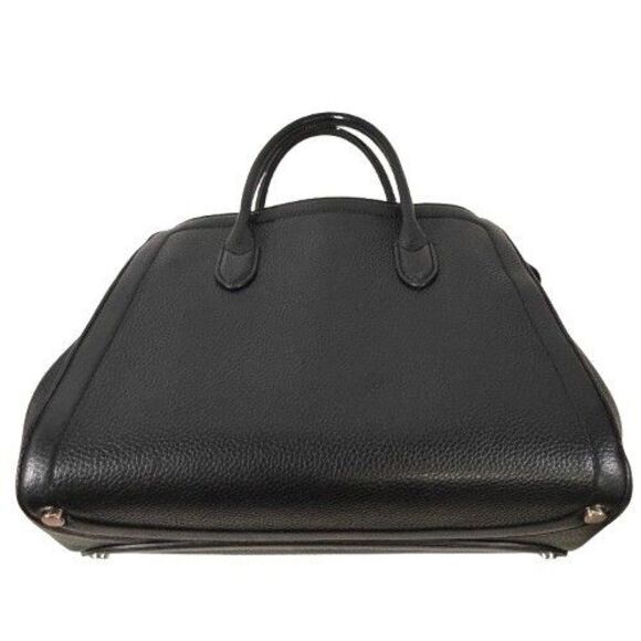 Kate Spade Knott Pebble Leather 2-Way Medium Satchel Black Handbag Shoulder Bag - Picture 11 of 16